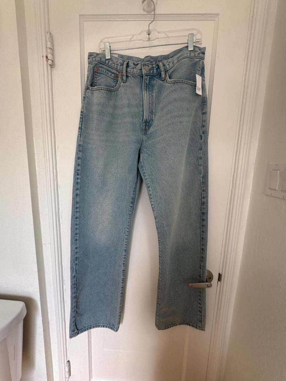 Gap 90’s Loose Jeans Size 32x32 Light Wash Wide Leg Regenerative y2k